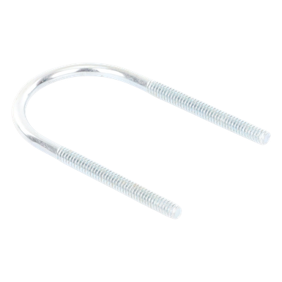 Abrazadera Tipo U / 1 1/4" / Acabado Electro Zinc / Sin
