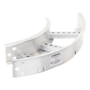 Curva Horizontal de Aluminio / Perfil Z / Peralte 3 1/4" /