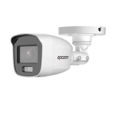 [B8-TURBO-C/A] Bala TURBOHD 2MP ColorVu con Micrófono y Luz 20m para Exterior