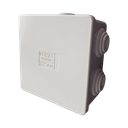 Caja de Derivación PVC 80x80x40mm IP44 Autoextinguible