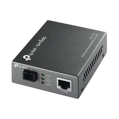 ​Convertidor TP-Link MC111CS Fibra SC a RJ45 100Mbps 20Km