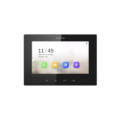 [DS-KH6320-LE1(B)] Monitor IP Lite Touch 7" con PoE para Videoportero IP