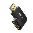 Adaptador HDMI Tipo L Macho a Hembra / Hacia Abajo / HDMI