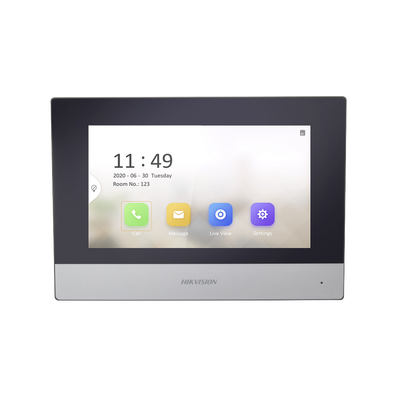[DS-KH6320-WTE1] Monitor IP WiFi Touch 7" con PoE y Audio Bidireccional