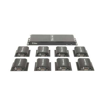 [TT718PRO] Kit divisor y extensor HDMI 1x8, 1080p, hasta 40m