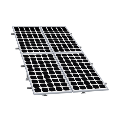 Montaje Solar 2x2 Riel 5 2700mm Aluminio Anodizado