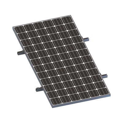 Kit de Minirieles Solar 1x1 Aluminio Anodizado para Lámina