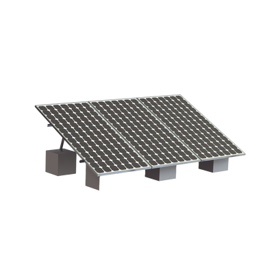 [VEKTOR8R3M] Soporte Solar para 3 Paneles Fotovoltaicos de 35 mm