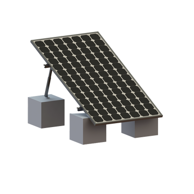 Riel Montaje Solar 1400mm Aluminio para Módulos 35mm