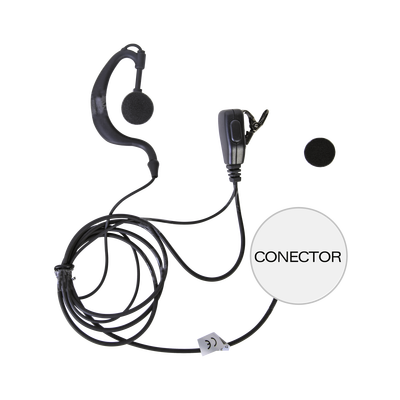 ​Audífono de Solapa TXPRO para Radios ICOM con Micrófono