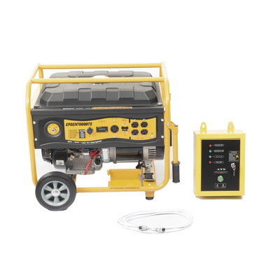 Generador 6.5 kW a gasolina con arranque automático y ruedas