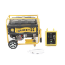 Generador 6.5 kW a gasolina con arranque automático y ruedas