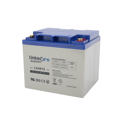 Batería AGM 12V 40Ah para Alarmas y Videovigilancia