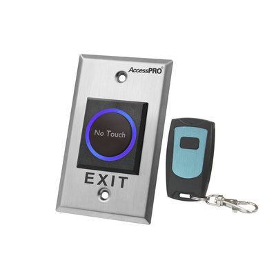 [ACCESK1LTR] Botón de Salida sin Contacto con Control Remoto y LED
