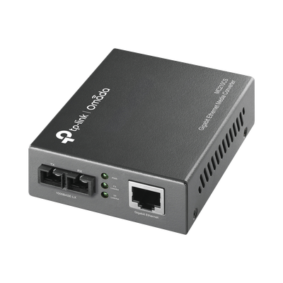 [MC210CS] Convertidor Fibra Óptica Monomodo SC 1000 Mbps 20 Km