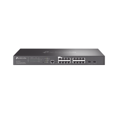 [SG3218XPM2] Switch Omada L2+ 16 Puertos MultiGigabit 2.5G con PoE+ y 2 SFP+ 10G