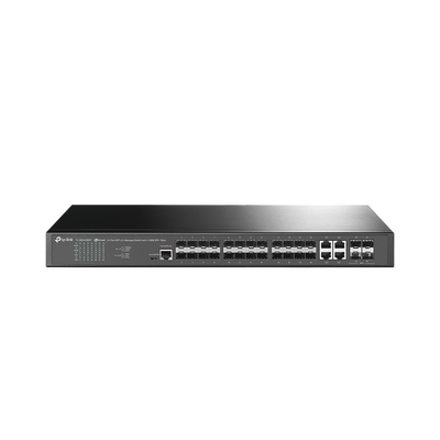 [TL-SG3428XF] Switch de Fibra Óptica L2+ Omada / 24 puertos SFP 1GE / 4