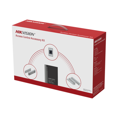 [DS-KAS-7M01] Kit de Accesorios para Control de Acceso con Chapa 600 Lbs