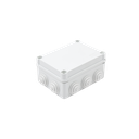 Caja de derivación de PVC Auto-Extinguible con 10 entradas,