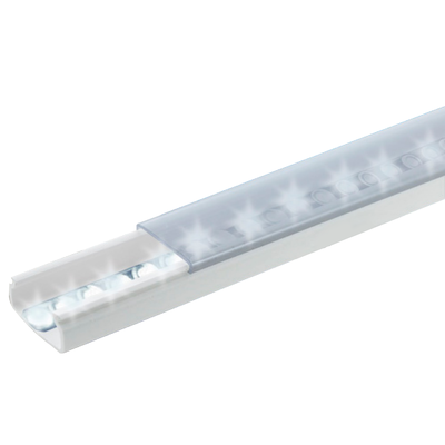 [TMK-1020-TP2] Difusor para tira LED con tapa transparente de PVC auto