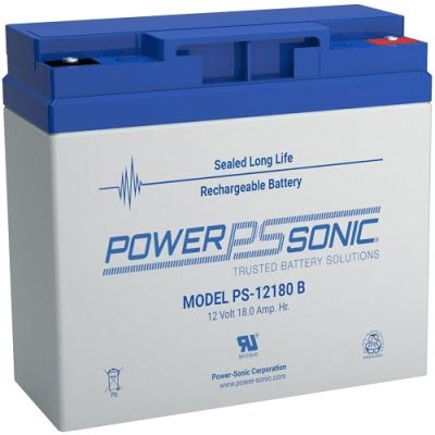 [PS-12180-B] Batería 12V, 18AH, Para Respaldo, Tecnologías AGM/VRLA,