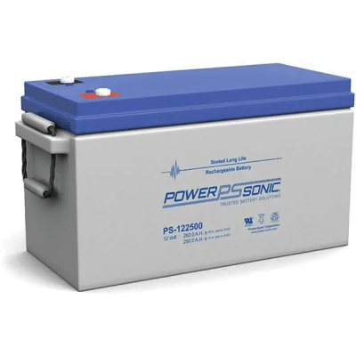 [PS-122500-B] Batería AGM VRLA 12V 260Ah respaldo industrial terminal B M8 UL