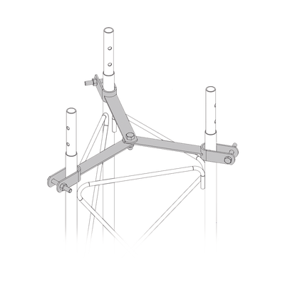[SJB-45] Brida de Sujeción para Retenida STZ45 Galvanizada SJB-45