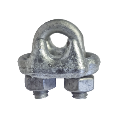 Nudo Abrazadera 1/4" Acero Forjado Galvanizado para Retenidas