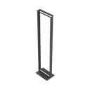 Rack de 2 Postes 19" 45U con Base en L para Anclaje a Piso