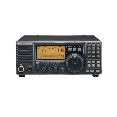 [IC718E] Radio base HF para Radio aficionados 100W SSB, 40W AM, 101