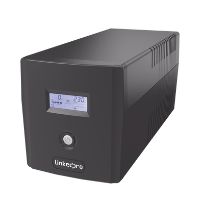 [LP1000LCD] UPS 1000VA 600W línea interactiva con LCD y AVR 6 tomas