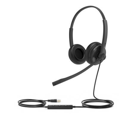 [UH34-DUAL-UC] Diadema Alámbrica UH34 Dual de Yealink USB Compatible con