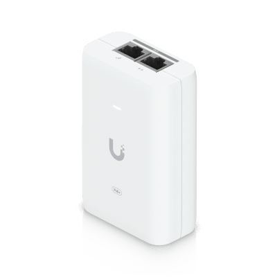 [UACC-POE+-2.5G] Adaptador PoE+ 2.5G / hasta 30 W / 48V 0.65A / (2) Puertos
