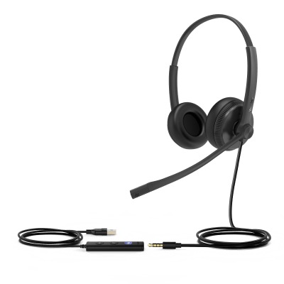 [UH34-DUAL-TEAMS] Diadema USB Alámbrica Yealink UH34 Dual Teams C/