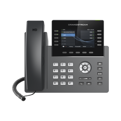 [GRP-2615] Teléfono IP Wi-Fi, Grado Operador, 10 líneas SIP con 5