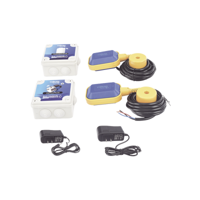 Kit inalámbrico de control de nivel para tinaco y cisterna, 1 km