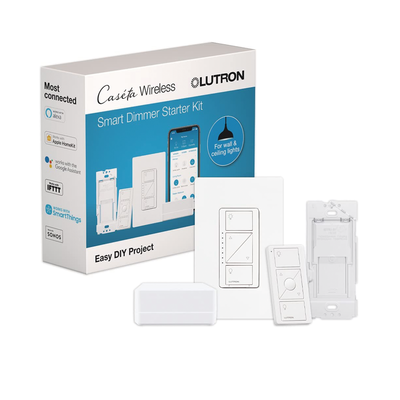 [PBDGPKG1W] (Caseta Wireless) Kit Hub controlador, atenuador (dimmer),