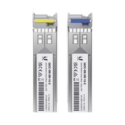 [UACC-OM-SM-1G-S-2] UFiber Módulo SFP, transceptor MiniGibic MonoModo 1.25