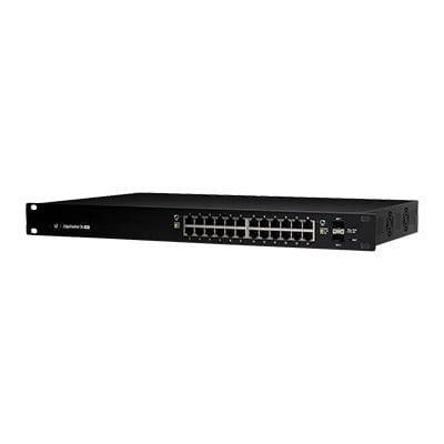 [ES-24-250W] Switch EdgeMAX administrable de 24 puertos Gigabit con