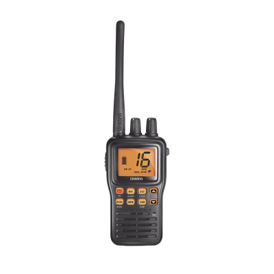 [MHS75] Radio Marino Portátil VHF, flotante y sumergible, Rx: