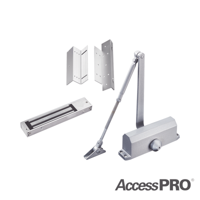 [ACCESSKIT600N] Kit para control de acceso incluye Chapa magnética de