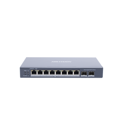 [DS-3E1510P-SI] Switch Gigabit PoE+ / Administrable / 8 Puertos Gigabit PoE+