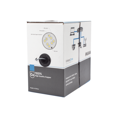 [PRO-CAT-5E] Bobina de Cable de 305 Metros (1000 Pies), Cat5e, Alto