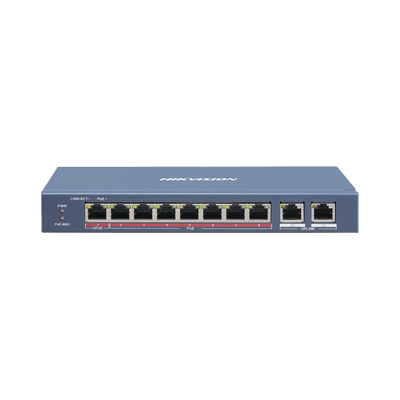 [DS-3E0310HP-E] Switch PoE+ / No Administrable / 7 Puertos 10/100 Mbps 802.3