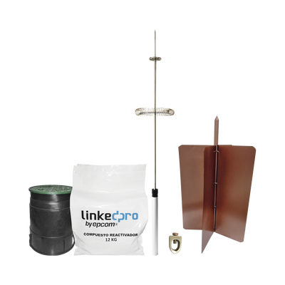 [KLP-DIPOLO-BASIC] Kit pararrayo LinkedPro básico. Ideal para la protección