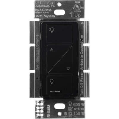 [PD6WCLBL] (Caseta Wireless) Atenuador de pared. Aumenta/Disminuye
