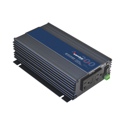 Inversor de corriente onda pura 300W, entrada 12 Vcc, salida