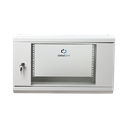 Gabinete de Pared de 6U con Puerta de Cristal Templado, 455