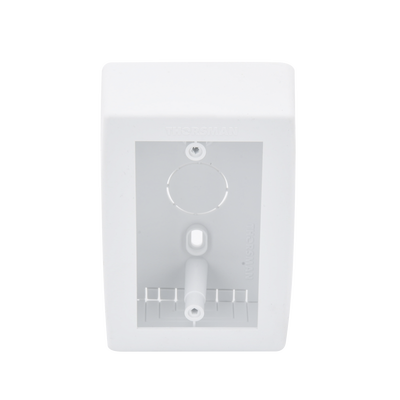 [TMK-S1] Caja de Registro Universal, Color Blanco de PVC Auto