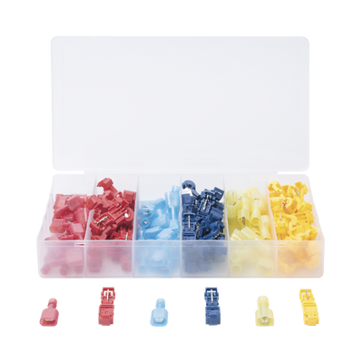 Kit de 60 Conectores para Cableado Eléctrico Tipo T-TAP /